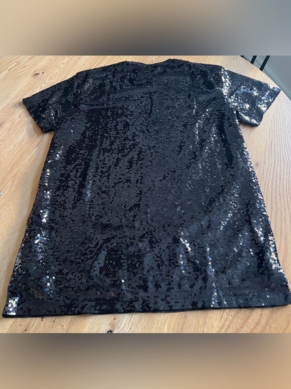 TAYLOR SWIFT SEQUINS ARE FOREVER MERCH TEE DRESS, SIZE L. - Picture 8 of 15
